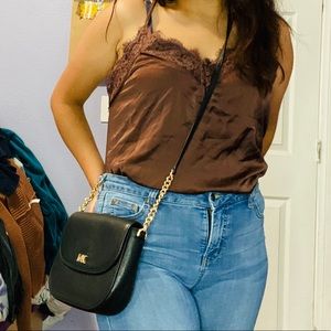 Brown cami from Abercrombie and Fitch